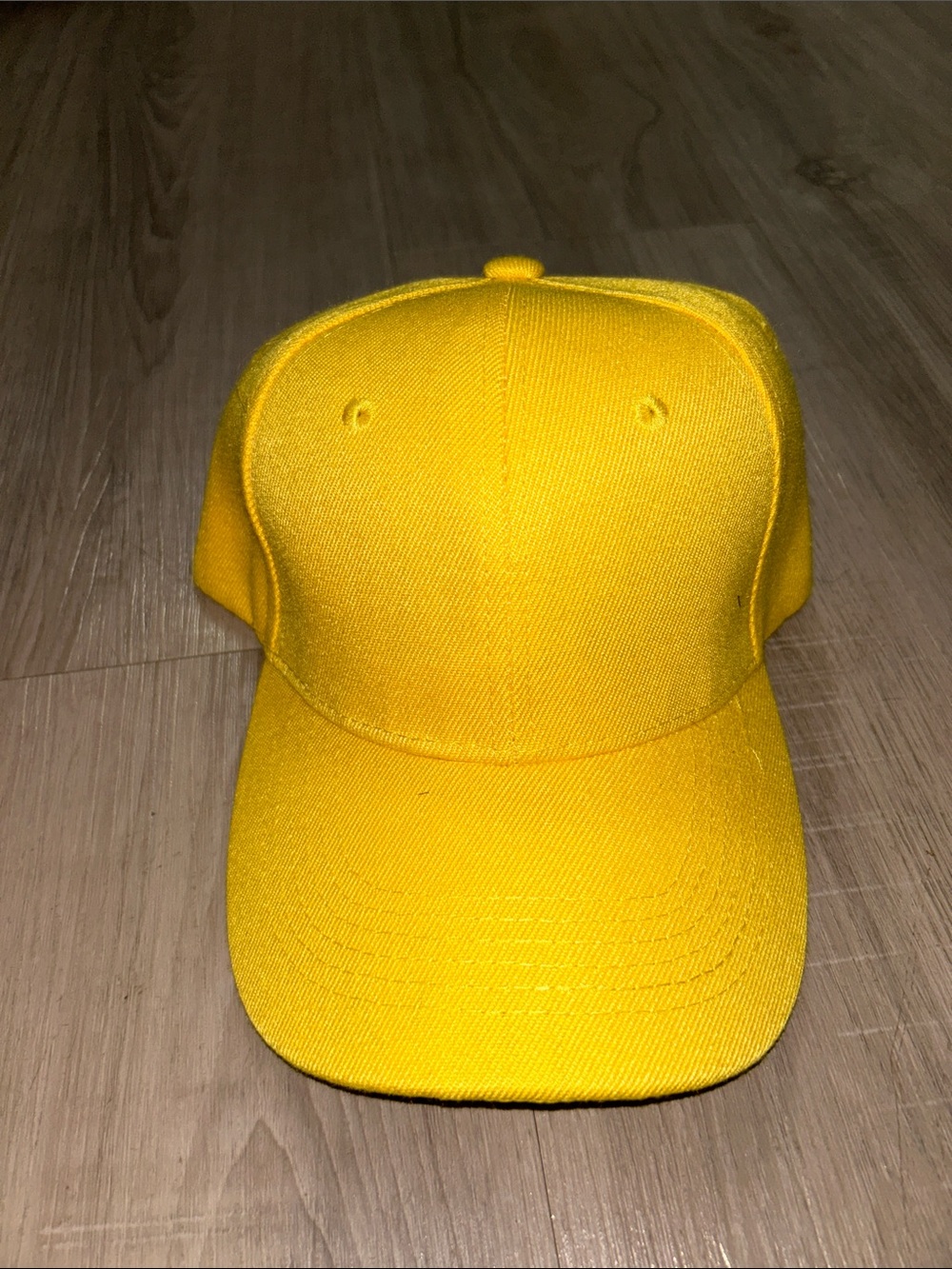Classic Plain Yellow Baseball Cap